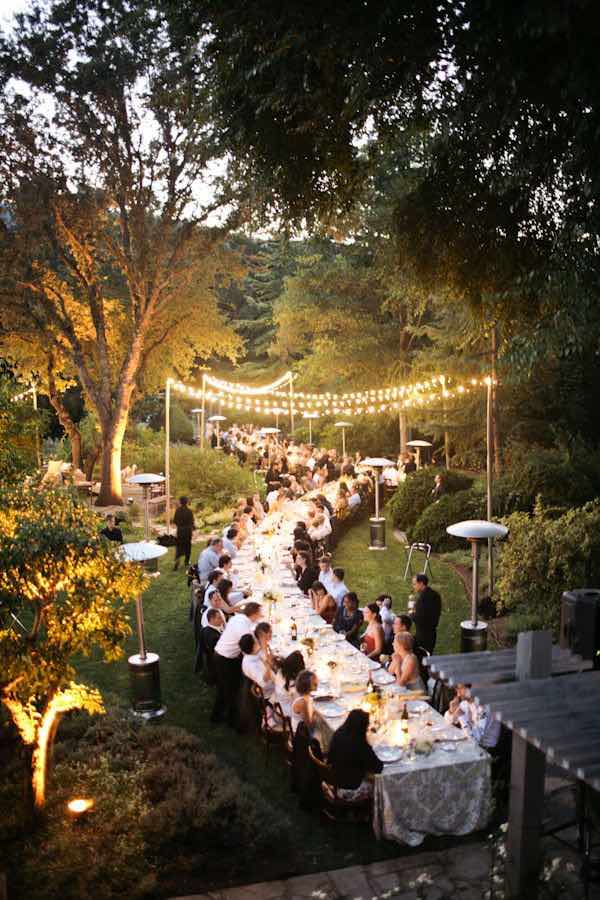 18 ideas para la decoración con luces para bodas