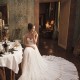 Romantic and feminine creation by Inbal Dror. An amazing example of the white wedding dress.