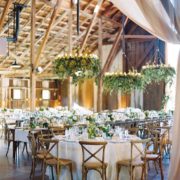 Carmel barn wedding captured by Jose Villa Photography.