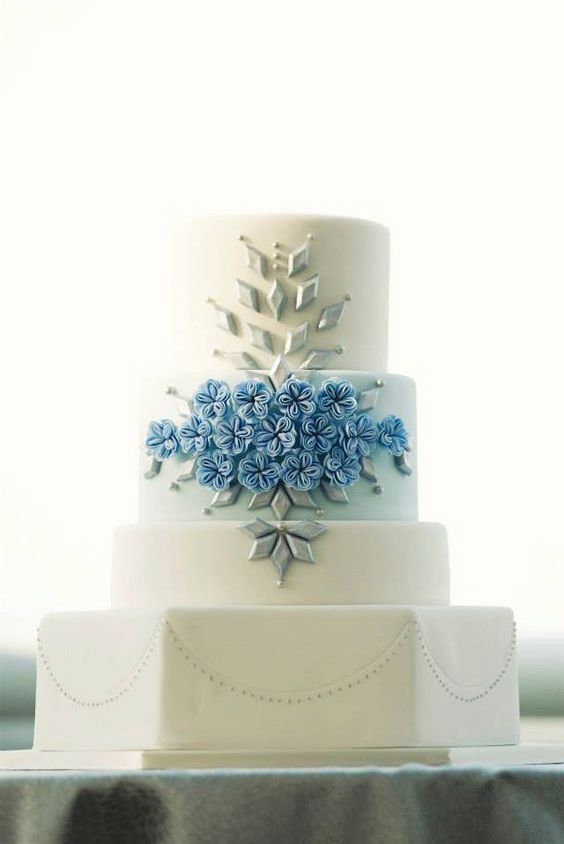 Fabulous and elegant wedding cakes from Amy Beck Cake Design. A play with patterns, textures and geometry.