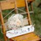 A reserved seat at the ceremony for a lost loved one. Photography: Jacquelyn Poussot Photography