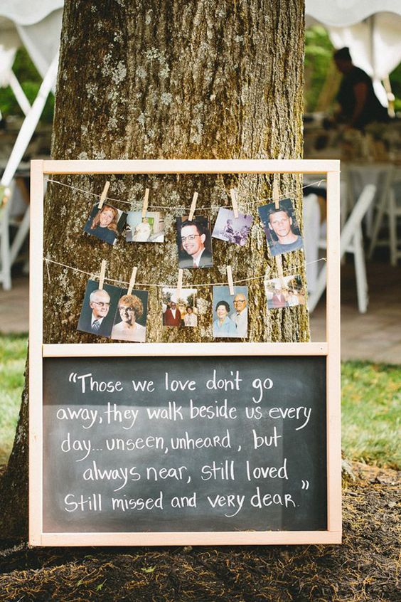 Unique Wedding Memorial Ideas In Loving Memory DIYs