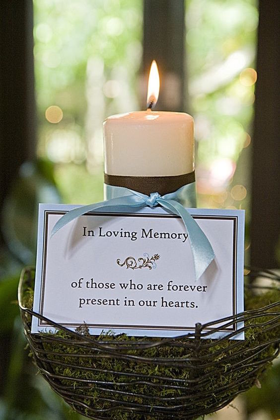 Unique Wedding Memorial Ideas: In Loving Memory | DIYs