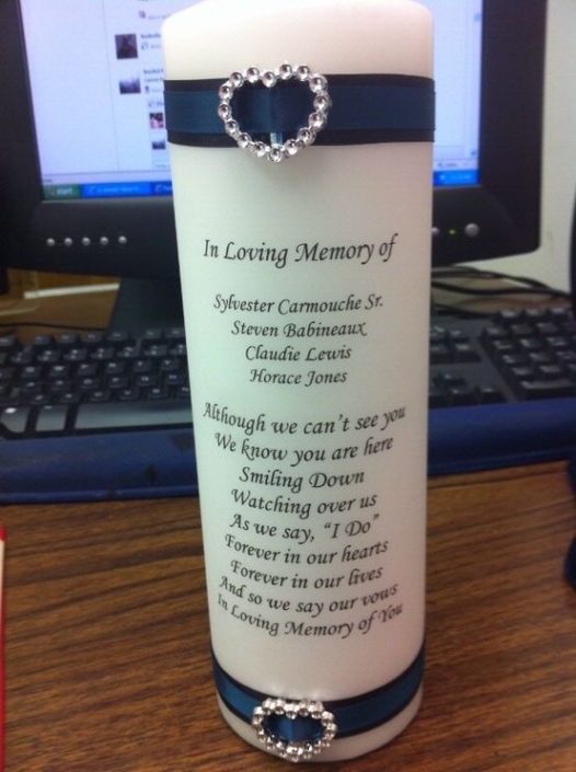 Unique Wedding Memorial Ideas: In Loving Memory | DIYs • Page 2 of 2