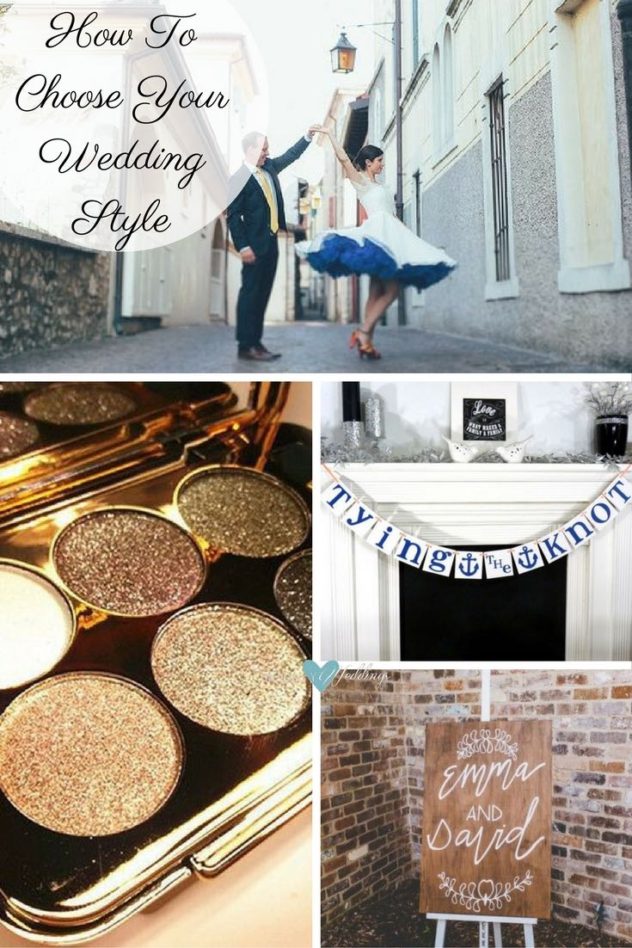 How to choose your wedding style: Think about your hobbies, what makes you unique, what you like and how you dress. A ceremony in both Italy and Belgium | If your makeup case has a gold colored palette, why not go for a gold wedding? | Tying The Knot Banner by Banner Cheer | Bohemian Chic Country wedding sign at Mali Brae captured by Holly Prins