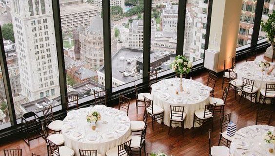 Classic Boston State Room wedding venue: a city wedding style.