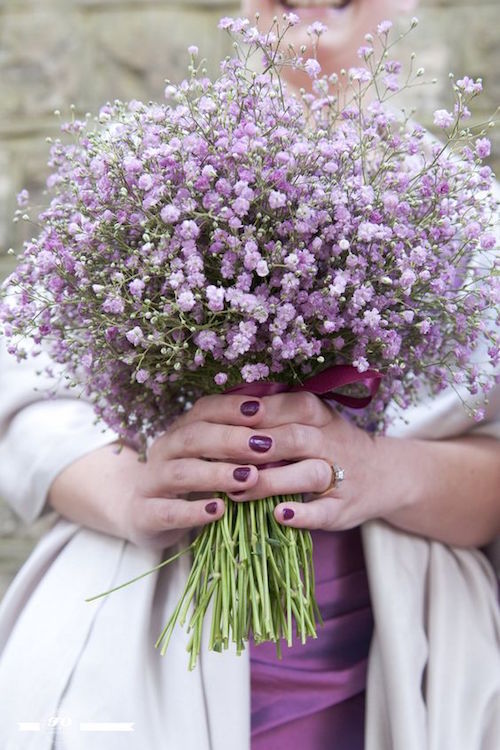 Bouquet de Gypsofilas fotografiado por FO Photography.