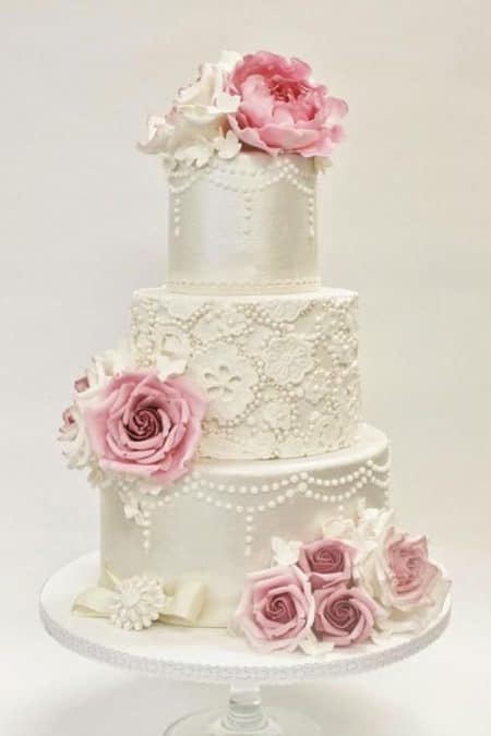 30 White Wedding Cake Designs That Will Leave You Wanting One