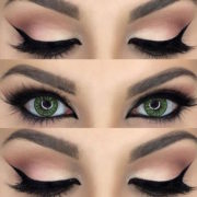 Check out this cat eye makeup tutorial.