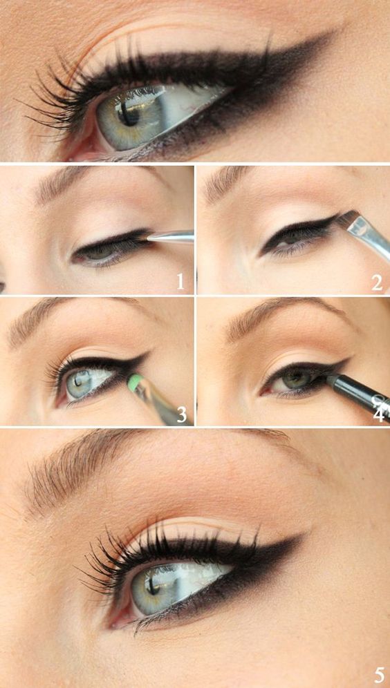 Tutorial: My Everyday Soft Cat Eye  Cat eye makeup, Easy cat eye, Eye  makeup