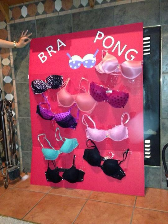 Bachelorette Bra Pong DIY  Bridal bachelorette party, Winery bachelorette  party, Bachelorette party checklist