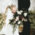 Here’s a 6-month wedding planning timeline for you to download! Moody fall wedding bouquet. Photography: Ash & James Photography.