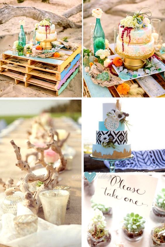 Boda beachy boho