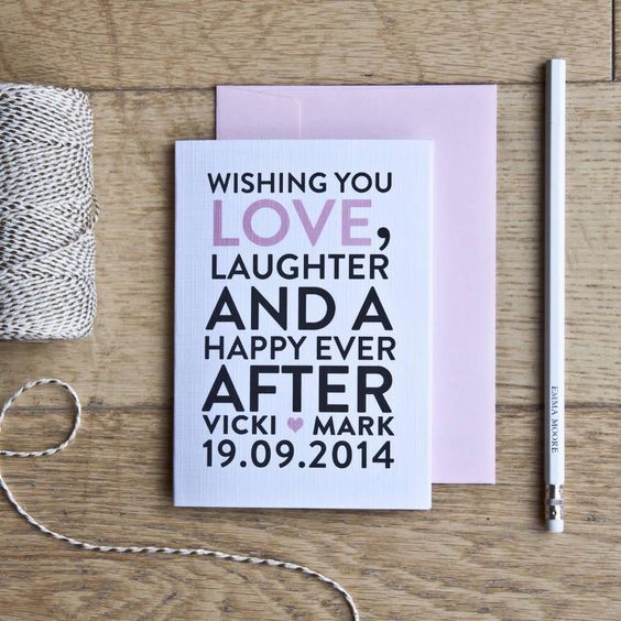 The Best Wedding Wishes To Write On A Wedding Card