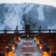 Stunning and unforgettable mountain winter wedding ideas. Photo: Cory Ryan Photography Utah weddings.