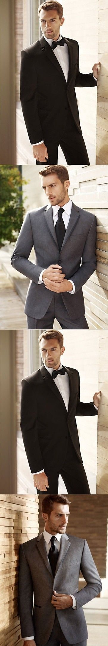 Groom tuxedo collection by Vera Wang. Now it's not just her that can wear Vera. :)