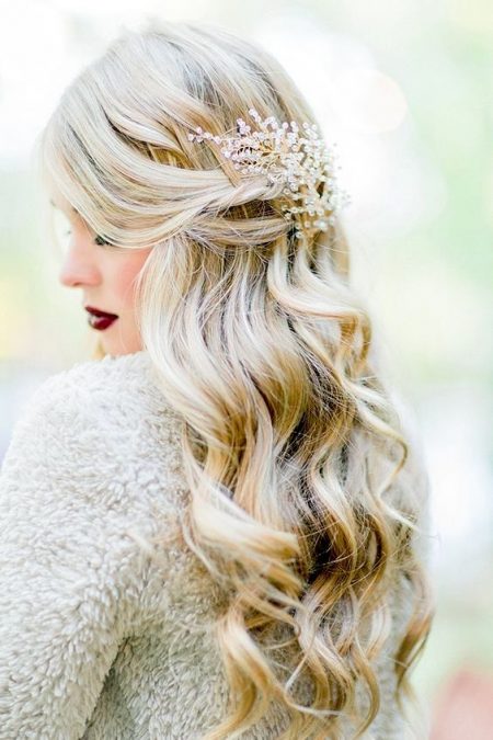 Peinado de novia con ondas. Mikaela Marie Photography.