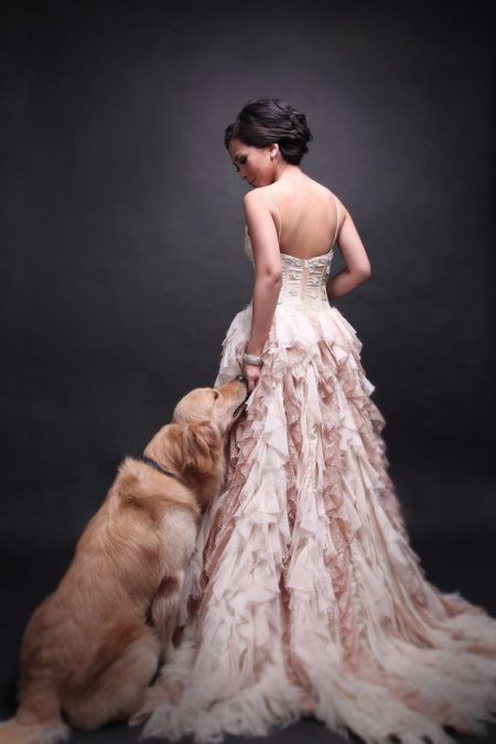 Cutest wedding picture. Find out how to incorporate pets in your wedding.