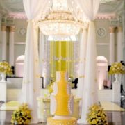 Can you awe me now? Drop dead gorgeous Gen Z yellow wedding cake.