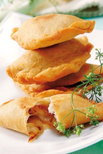 Empanadas para bodas campestres de queso y cebolla, ¡que delicia!