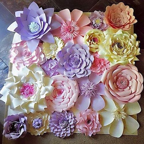 Como Hacer Flores de Papel Para Decoración de Eventos Sociales