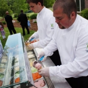 Original ice cream bar ideas for your wedding reception.